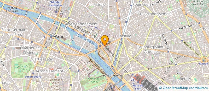 localisation de l'entreprise MADAME MARTINE BAILLY  PARIS