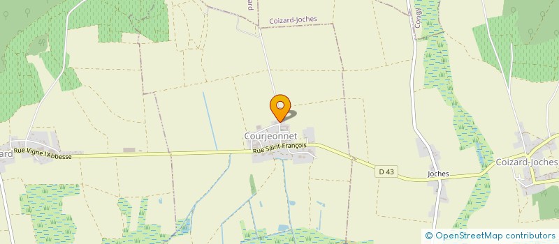 localisation de l'entreprise MADAME MARTINE BAILLY  COURJEONNET