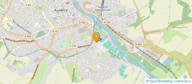 localisation de l'entreprise MADAME MARTINE BAILLY à AUXERRE
