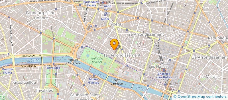 localisation de l'entreprise MADAME MARTINE BAKER à PARIS