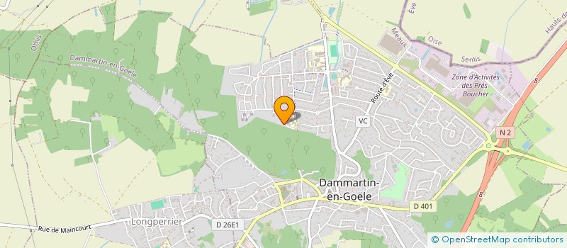 localisation de l'entreprise MADAME MARTINE BALLION  DAMMARTIN-EN-GOELE