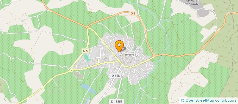 localisation de l'entreprise MADAME MARTINE BALMEFREZOL à VILLEVEYRAC