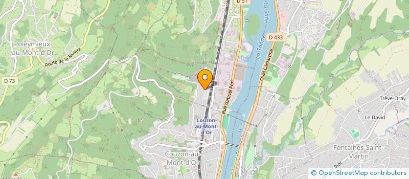 localisation de l'entreprise MADAME MARTINE BALSALOBRE  COUZON-AU-MONT-D OR