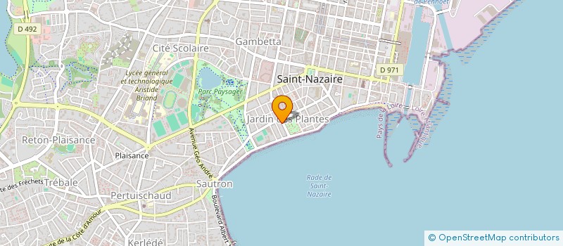 localisation de l'entreprise MADAME MARTINE BARATTE  SAINT-NAZAIRE