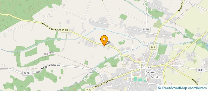 localisation de l'entreprise MADAME MARTINE BARBAULT  LAHAGE