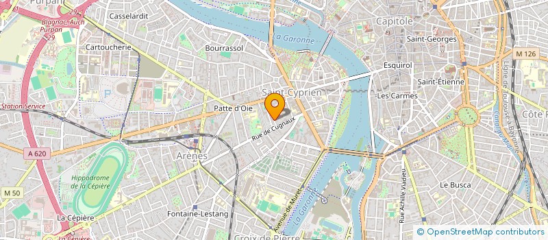 localisation de l'entreprise MADAME MARTINE BARBE  TOULOUSE