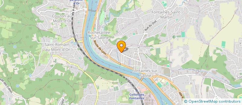 localisation de l'entreprise MADAME MARTINE BARDET-NEYRIN à FONTAINES-SUR-SAONE
