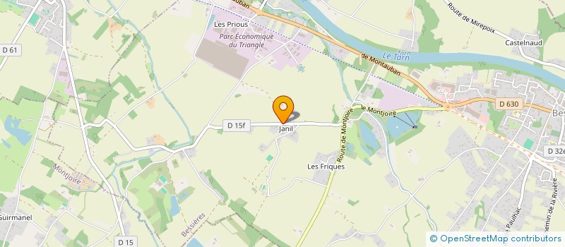 localisation de l'entreprise MADAME MARTINE BARRAT  BESSIERES