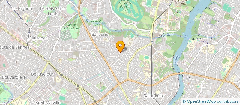 localisation de l'entreprise MADAME MARTINE BARREAUX à NANTES