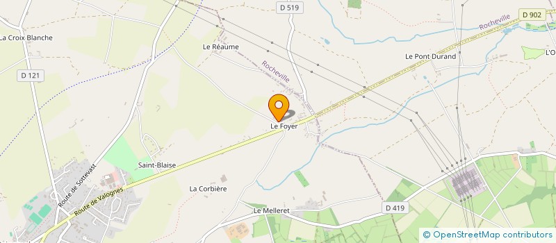 localisation de l'entreprise MADAME MARTINE BARTHEMY  SOTTEVAST