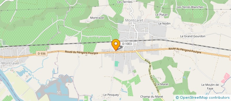 localisation de l'entreprise MADAME MARTINE BARUTHEL à MONTCARET