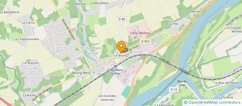 localisation de l'entreprise MADAME MARTINE BATISTA à COTEAUX-SUR-LOIRE
