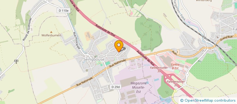 localisation de l'entreprise MADAME MARTINE BAUER  SEINGBOUSE