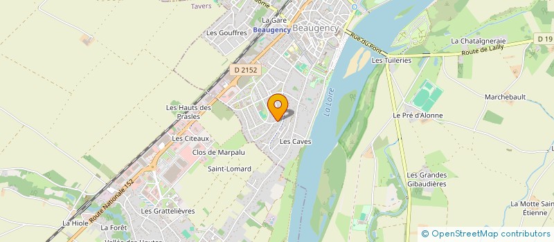 localisation de l'entreprise MADAME MARTINE BAZANTAY à BEAUGENCY