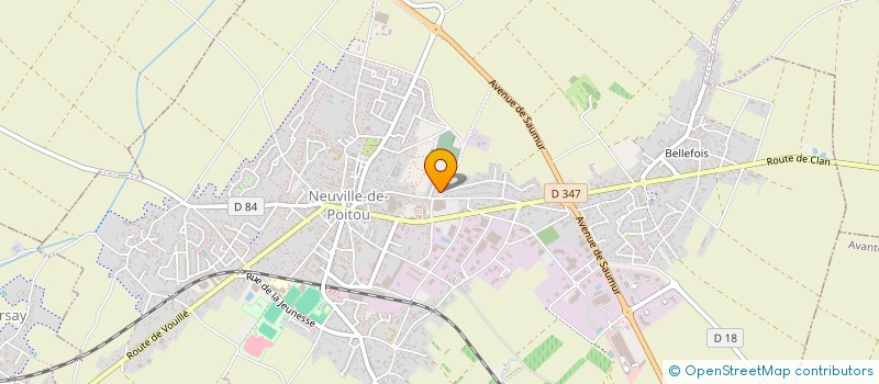 localisation de l'entreprise MADAME MARTINE BEAU  NEUVILLE-DE-POITOU