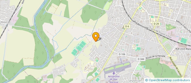 localisation de l'entreprise MADAME MARTINE BEAUCHAMP  DAX