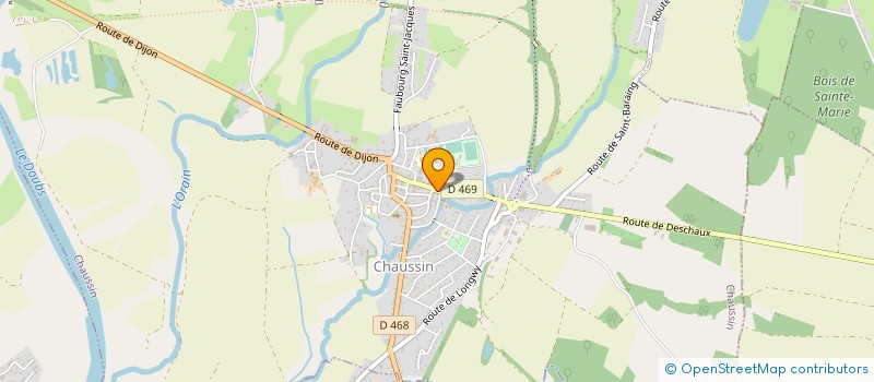 localisation de l'entreprise MADAME MARTINE BEAULIER  CHAUSSIN