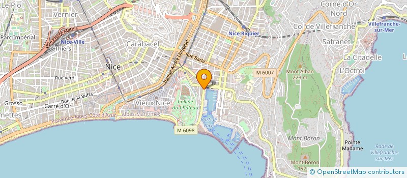 localisation de l'entreprise MADAME MARTINE BEAUMONT à NICE