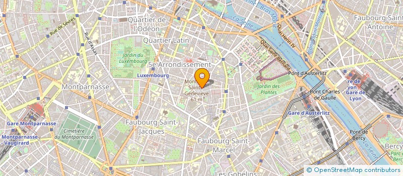 localisation de l'entreprise MADAME MARTINE BECKER  PARIS