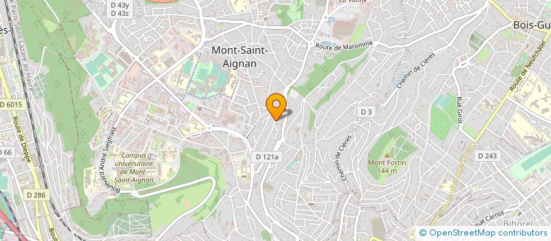 localisation de l'entreprise MADAME MARTINE BEHAR  MONT-SAINT-AIGNAN