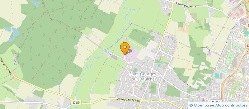 localisation de l'entreprise MADAME MARTINE BELARGENT  SAINT-GEORGES-SUR-BAULCHE