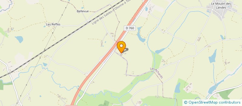 localisation de l'entreprise MADAME MARTINE BELKACEM  LES ACHARDS