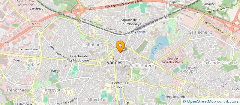 localisation de l'entreprise MADAME MARTINE BELLEC à VANNES
