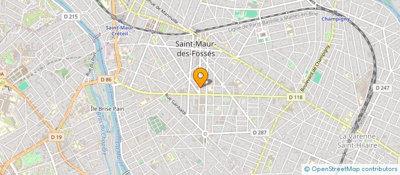 localisation de l'entreprise MADAME MARTINE BELON à SAINT-MAUR-DES-FOSSES