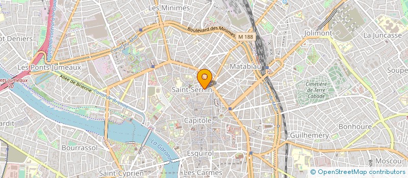 localisation de l'entreprise MADAME MARTINE BELOU à TOULOUSE