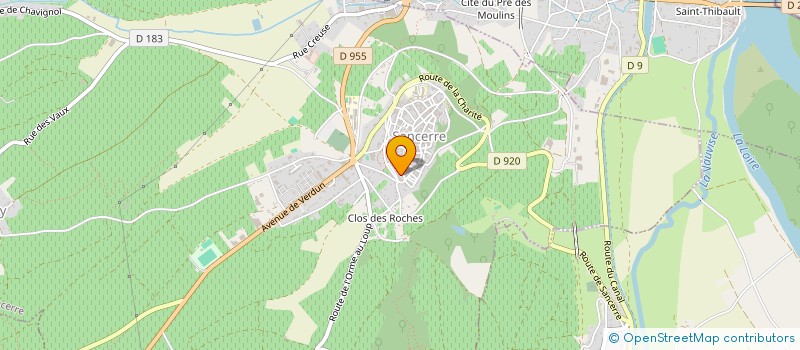 localisation de l'entreprise MADAME MARTINE BELTRAMELLI à SANCERRE