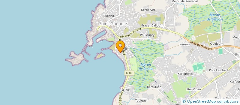 localisation de l'entreprise MADAME MARTINE BENET à PENMARCH