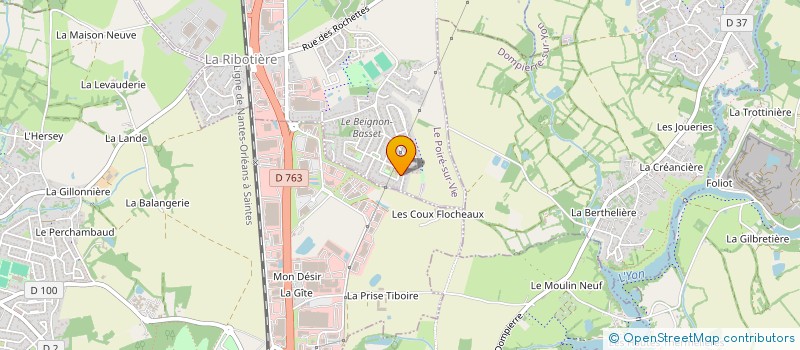 localisation de l'entreprise MADAME MARTINE BENETEAU à LE POIRE-SUR-VIE