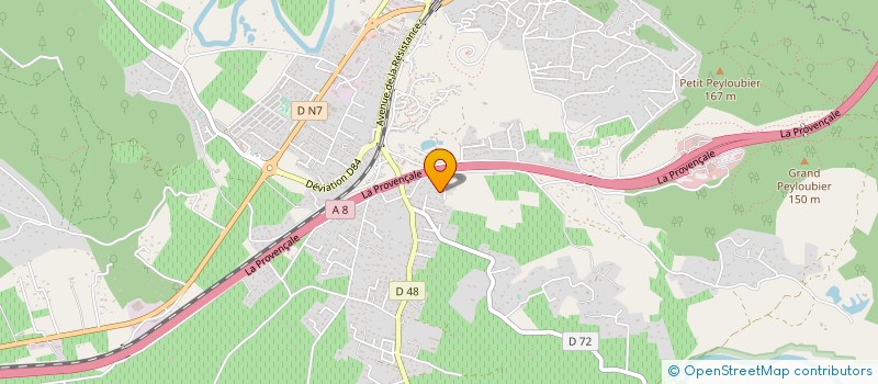 localisation de l'entreprise MADAME MARTINE BENSA  VIDAUBAN