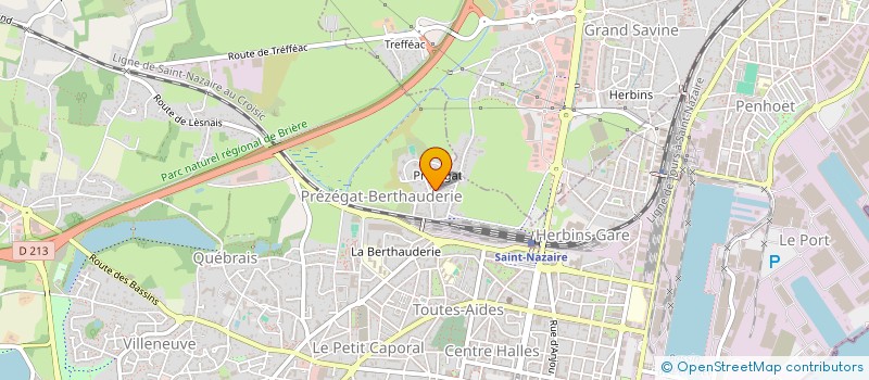 localisation de l'entreprise MADAME MARTINE BERCEGEAY à SAINT-NAZAIRE