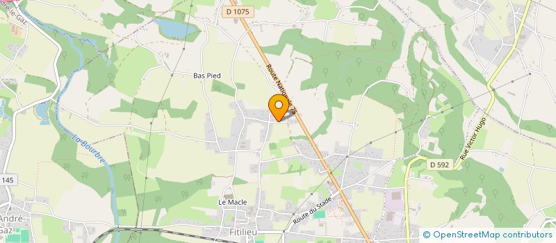 localisation de l'entreprise MADAME MARTINE BERGER  LES ABRETS-EN-DAUPHINE