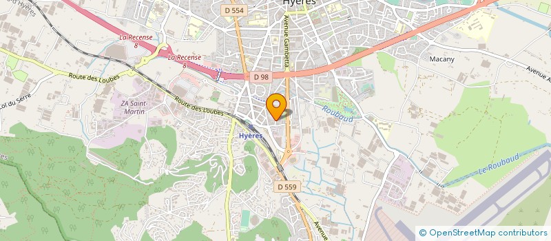 localisation de l'entreprise MADAME MARTINE BERGOIN  HYERES