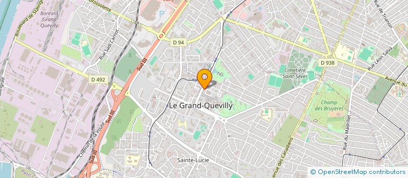 localisation de l'entreprise MADAME MARTINE BERNAGE à LE GRAND-QUEVILLY