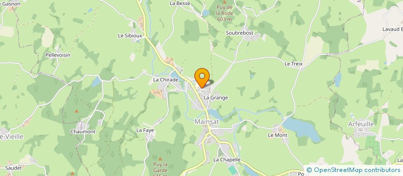 localisation de l'entreprise MADAME MARTINE BERNARD  MAINSAT