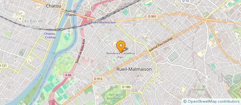 localisation de l'entreprise MADAME MARTINE BERNARDI à RUEIL-MALMAISON