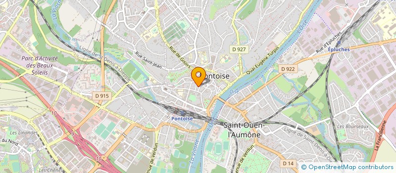 localisation de l'entreprise MADAME MARTINE BERTECHE à PONTOISE