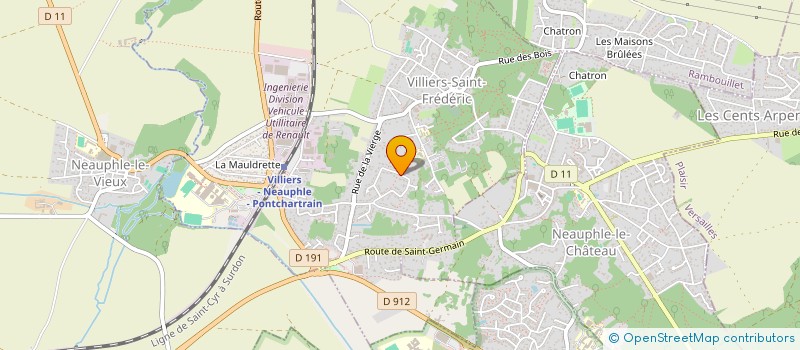 localisation de l'entreprise MADAME MARTINE BERTHO  VILLIERS-SAINT-FREDERIC