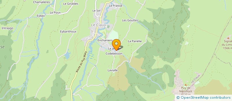 localisation de l'entreprise MADAME MARTINE BESSEYRE à COLLANDRES