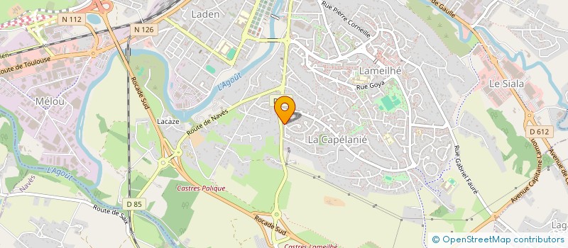 localisation de l'entreprise MADAME MARTINE BESSIERE à CASTRES