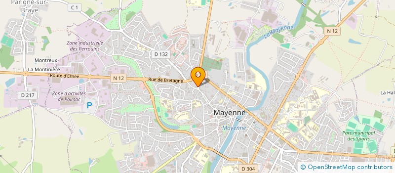 localisation de l'entreprise MADAME MARTINE BEUCHER à MAYENNE