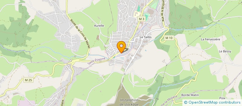 localisation de l'entreprise MADAME MARTINE BEYSSAC  ROCHE-LA-MOLIERE