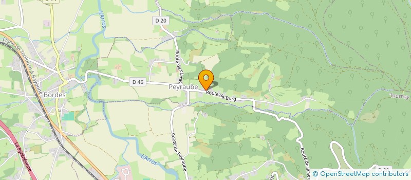 localisation de l'entreprise MADAME MARTINE BIARD  PEYRAUBE
