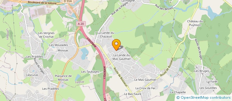 localisation de l'entreprise MADAME MARTINE BINET  FEYTIAT