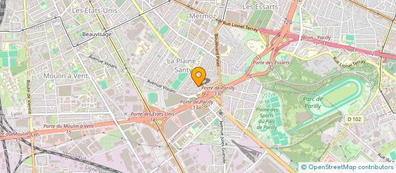 localisation de l'entreprise MADAME MARTINE BISSARDON  LYON