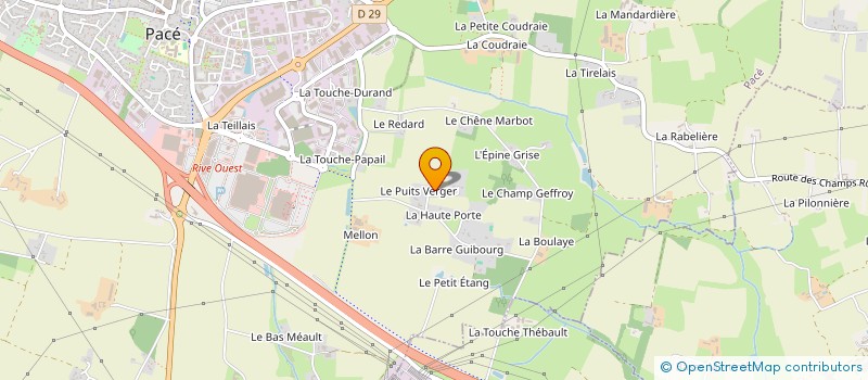 localisation de l'entreprise MADAME MARTINE BLANC à PACE