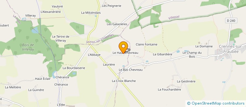 localisation de l'entreprise MADAME MARTINE BLANCHE à LE HAM